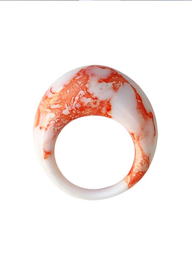 欧美指环树脂时尚百搭