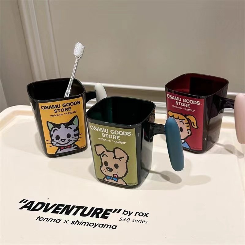 可爱漱口杯原田治塑料手把家用牙刷杯情侣高颜值宿舍洗漱水杯ins,淘宝优惠券,粉丝福利购,淘宝优惠卷