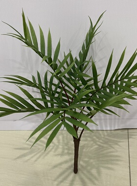 仿真棕榈树盆栽盆景插花凤尾葵叶热带绿植树叶散尾葵树软胶椰子叶