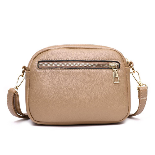 网红小包包女2025流行新款潮韩版百搭单肩斜挎包鳄鱼纹时尚小方包 - 图2