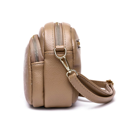 网红小包包女2025流行新款潮韩版百搭单肩斜挎包鳄鱼纹时尚小方包 - 图1