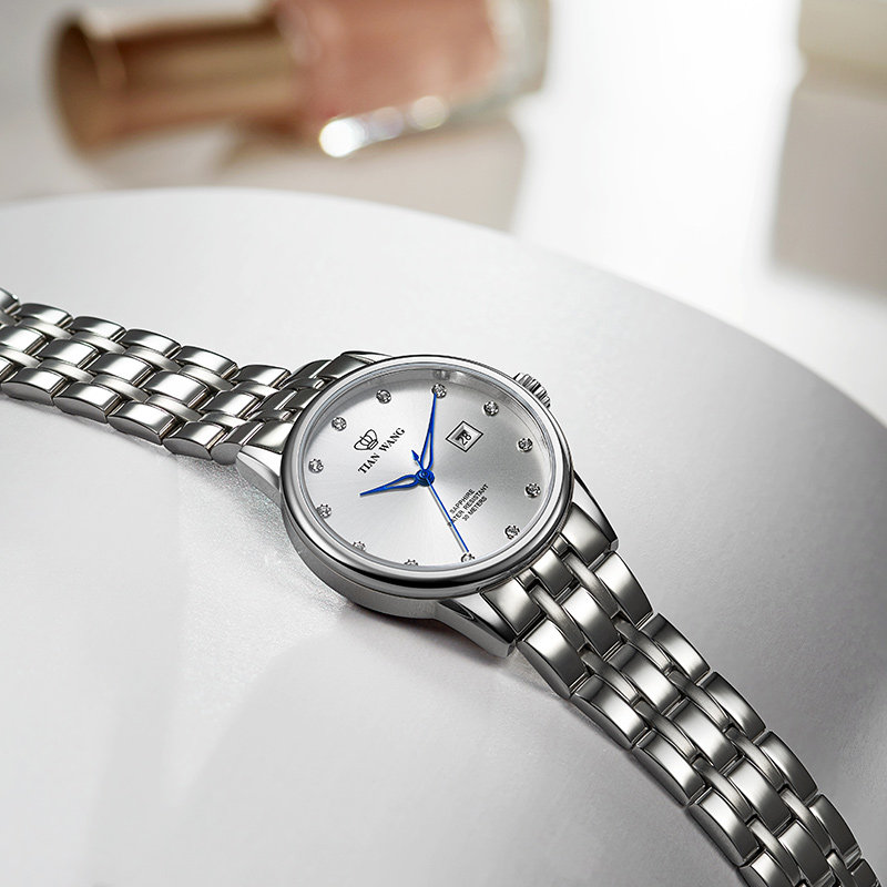 天王女士时尚小巧舒适优雅石英表 天王半小时国产腕表