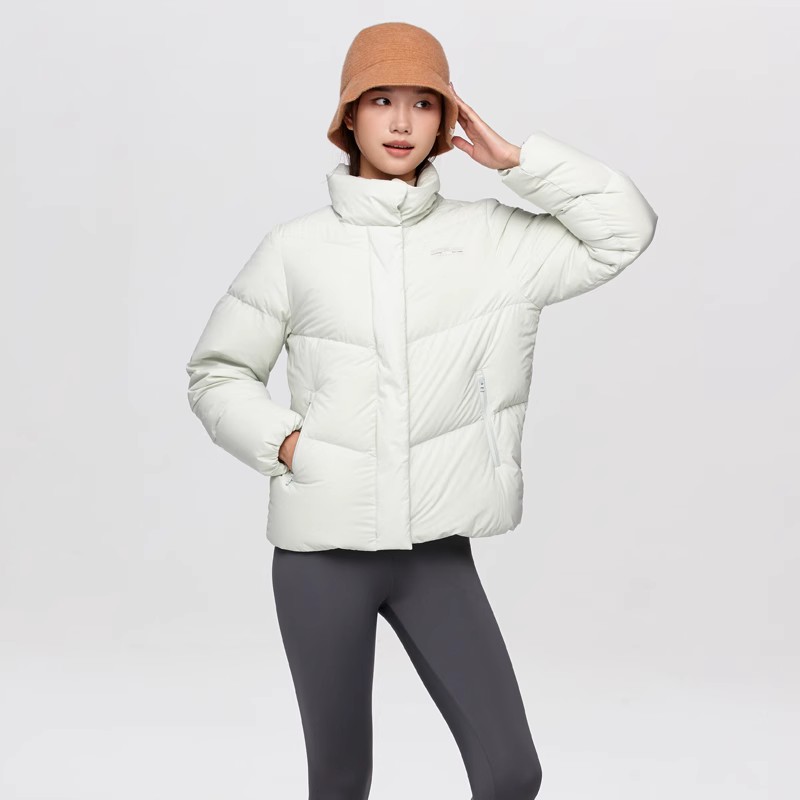 诺诗兰羽绒服女士秋冬新款防风防泼透气高蓬松加厚鹅绒保暖羽绒衣