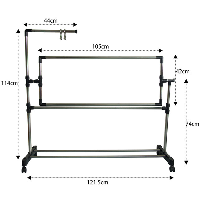 ສະແຕນເລດໃນຄົວເຮືອນ cross stitch stand bracket embroidery studio frame embroidery