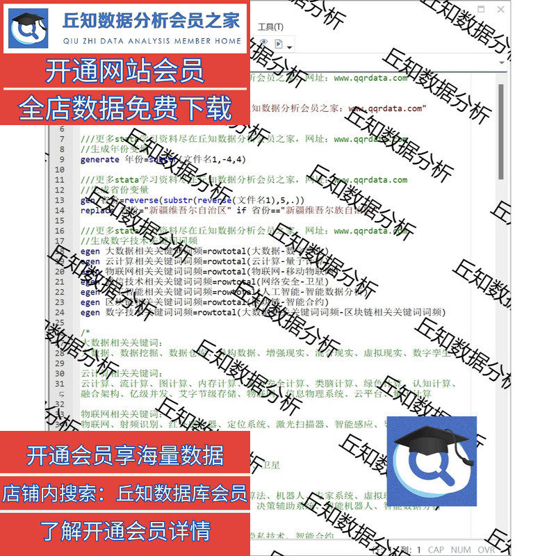 省级数字技术水平指标2002-2024词频/占比Stata与Excel版结果说明