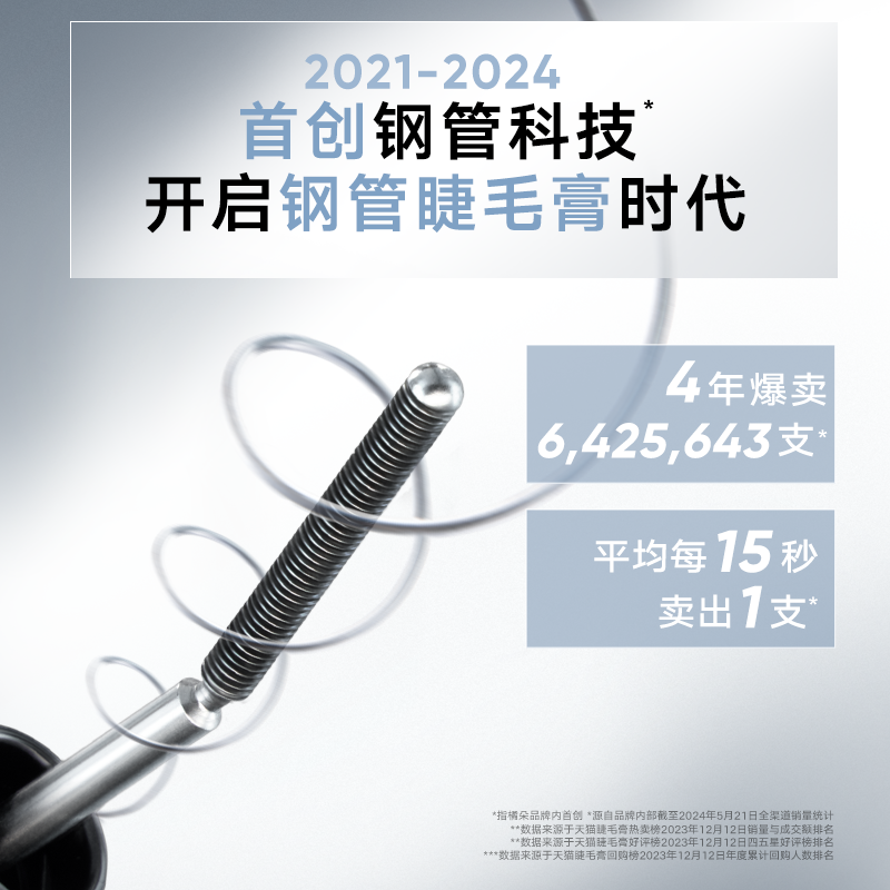 Judydoll橘朵钢管睫毛膏睫毛打底防水纤长卷翘定型,淘宝优惠券,粉丝福利购,淘宝优惠卷