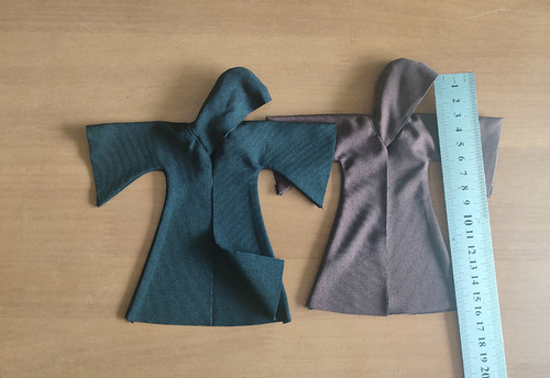 1/12兵人衣服配件figma长袍外套6寸shf可动人偶手办素体披风袍子 - 图0