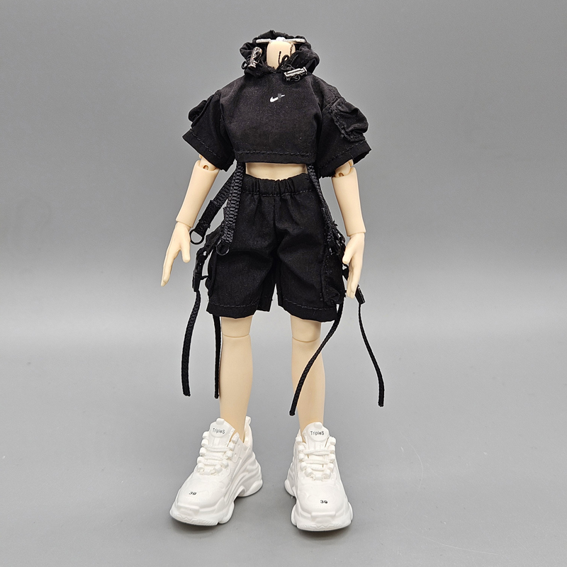 12分素体阿巳3.0娃衣bjd修罗丸衣服配件机能工装短裤冲锋衣夹克8 - 图2