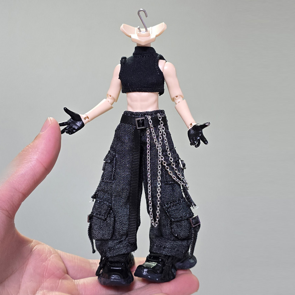 12分阿巳3.0北冥体修罗丸重工机能娃衣bjd素体裤子阔腿长裤工装裤,淘宝优惠券,粉丝福利购,淘宝优惠卷