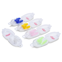 Swimming Nose Clip Earplug Kit Silicone Gel Professional Waterproof Anti-Choking Water Nasal Plug Adult Childrens Sleeve Bath Equipment Supplies