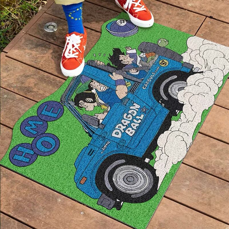 Dragon Ball Animation Memories Classic Silk Circle Home Floor Mat
