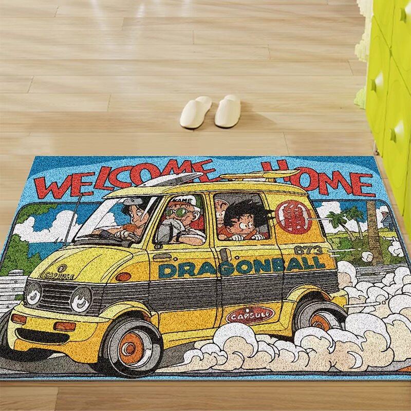 Dragon Ball Animation Memories Classic Silk Circle Home Floor Mat