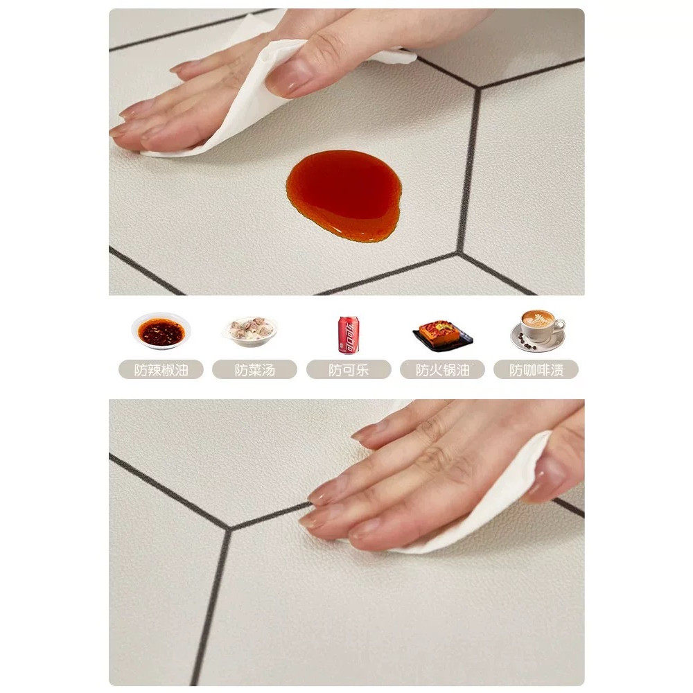 新款格子四季厨房专用防水防油地垫防滑可擦洗 PVC大面积整铺地垫,淘宝优惠券,粉丝福利购,淘宝优惠卷