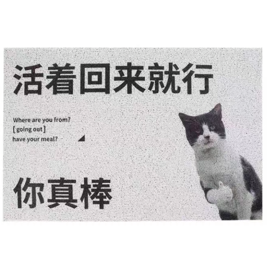 创意文字丝圈入户门垫欢迎回家玄关脚垫刮泥蹭土地垫超耐脏可裁剪,淘宝优惠券,粉丝福利购,淘宝优惠卷