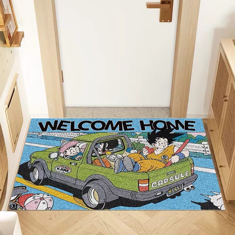 Dragon Ball Animation Memories Classic Silk Circle Home Floor Mat