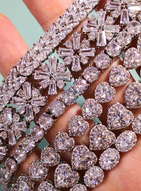 爱心雪花麦穗奢华手链