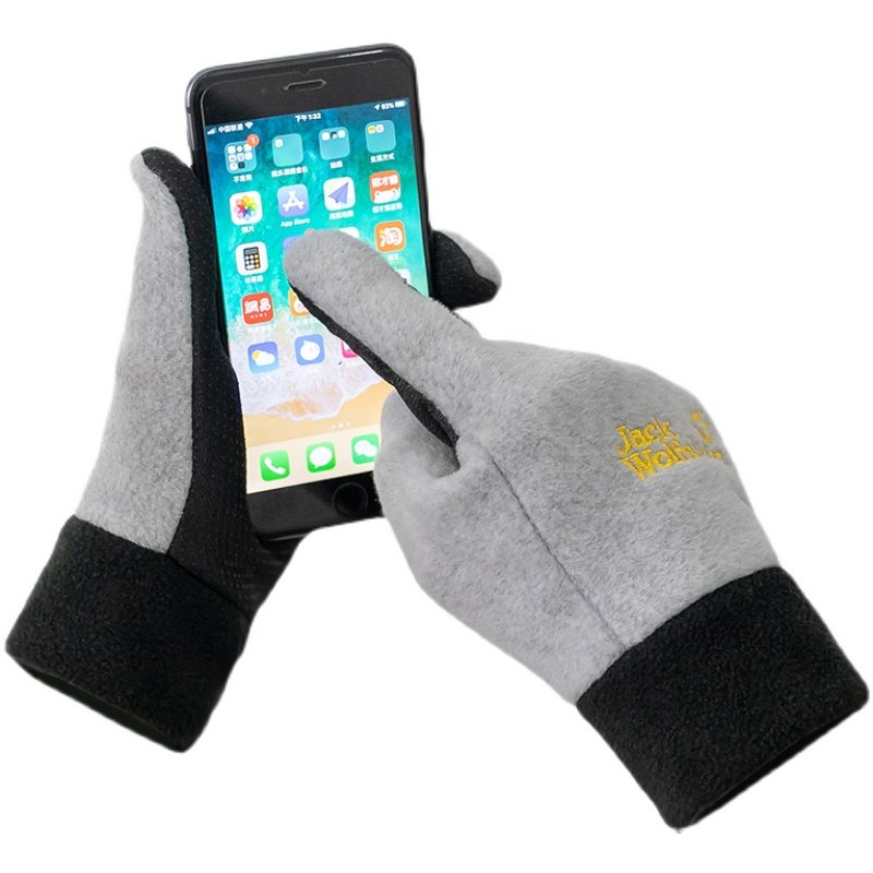 手套男士秋冬季开车防滑手套加厚男女士冬季骑行保暖户外抓绒手套,淘宝优惠券,粉丝福利购,淘宝优惠卷