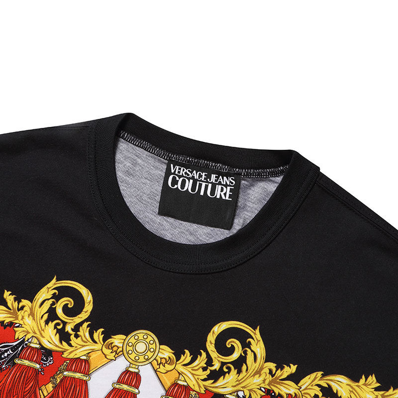 versace /范思哲男士黑色圆领t恤 邦琦国际T恤
