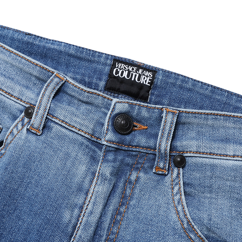 versace /范思哲蓝色棉质牛仔裤 邦琦国际牛仔裤