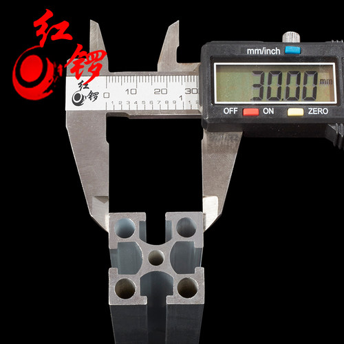 红锣3030铝型材国标工业流水线机架铝合金光伏支架加厚氧化30铝材 - 图2