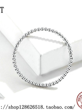 时尚简约可堆叠HFGT韩版S925