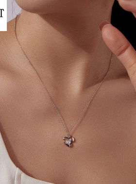 碧莎尔原创新款经典爱心锆石项链