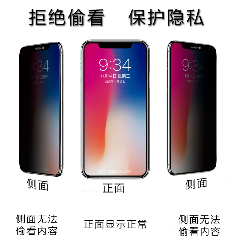 oppoa3防偷窥偷看k1防窥a5看a7x钢化膜oppo5手机全身a3模oppok1防窥探放透窥反头盔0ppoa3s防盗屏oppoax7偷盔-图0