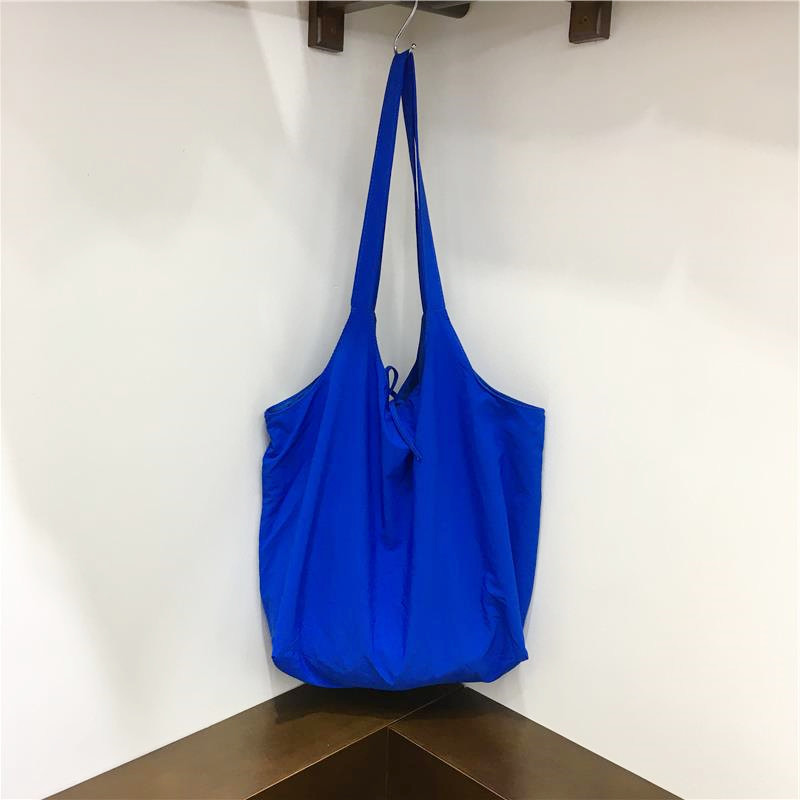 小脏柜 韩国ins小众波点格子帆布购物袋轻便夏季大容量单肩托特包,淘宝优惠券,粉丝福利购,淘宝优惠卷