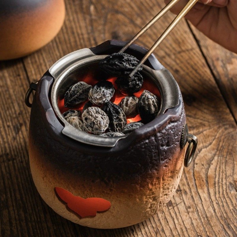 粗陶炭炉煮茶围炉耐高温陶炉提梁防烫茶壶温茶煮茶复古,淘宝优惠券,粉丝福利购,淘宝优惠卷