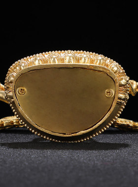 金翅大鹏鸟佛像摆件藏传密宗佛像慧宝佛具纯铜全鎏金3寸护法佛像