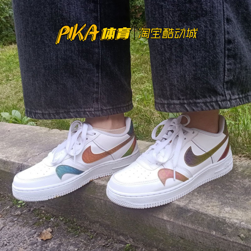 NIKE AIR FORCE1 AF1 空军一号错钩男女板鞋 CZ5890-100 LM - 图3