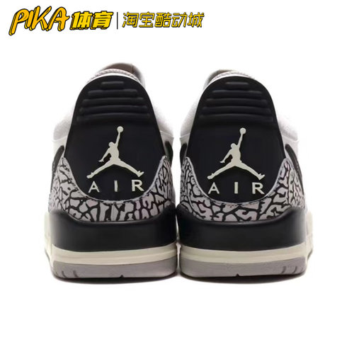 Air Jordan 312 Low AJ312白灰低帮耐磨复古篮球鞋 CD7069-101 KY-图2