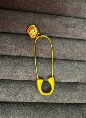 铜合金胸针 孕妇别针防惊吓婴儿外出压惊平安挂件 孕期妈妈礼物