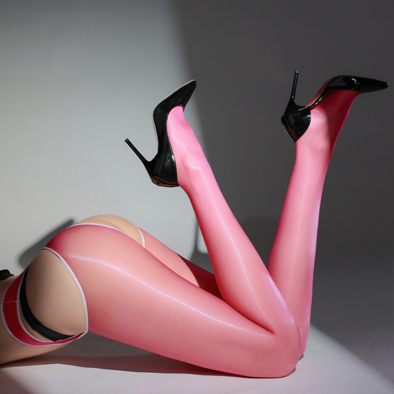 卿荷性感交叉可替换极光油亮黑白丝袜撞色双色开裆超薄夏光腿神器,淘宝优惠券,粉丝福利购,淘宝优惠卷