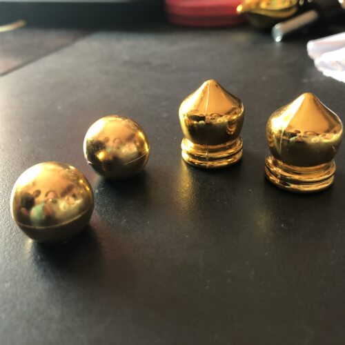 锦旗头子配件流动红旗杆子交换旗旗头葫芦金色杆包邮架子绳子礼仪 - 图0