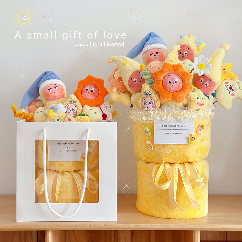 可爱star人公仔玩偶花束闺蜜女友儿童生日毕业圣诞情人节日礼物 - 图1