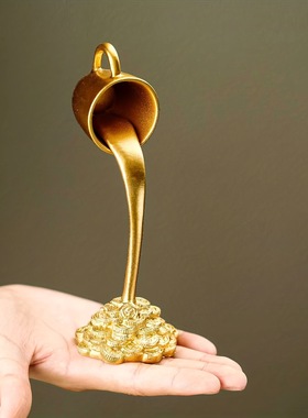 小红书爆款树脂悬浮咖啡杯摆件