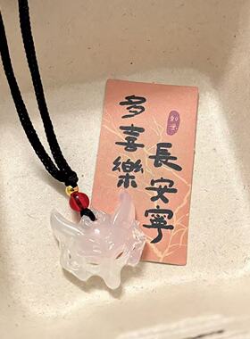 复古风灵狐长款双圈手串国风东方美感美学闺蜜礼物狐狸手链可叠戴