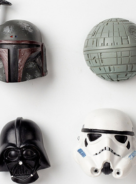 创意出口原单星球大战StarWars冰箱磁贴吸铁石个性立体磁贴冰箱贴