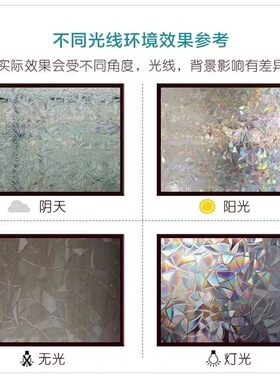 窗户卫生间贴膜昕彩透光不透明