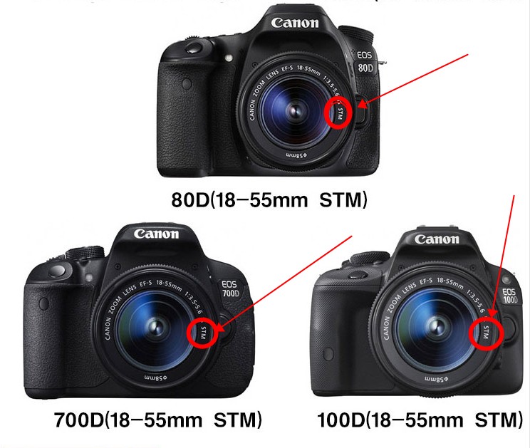 佳能EOS 700D 750D 760D 800D单反配件18-55mm遮光罩+UV镜+镜头盖 - 图0