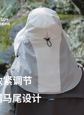 渔夫帽户外休闲男女夏大檐黑胶潮