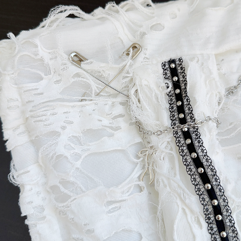 暗黑废土风朋克链条长耳朵套头帽子女破碎感乞丐破洞街头护耳帽潮,淘宝优惠券,粉丝福利购,淘宝优惠卷