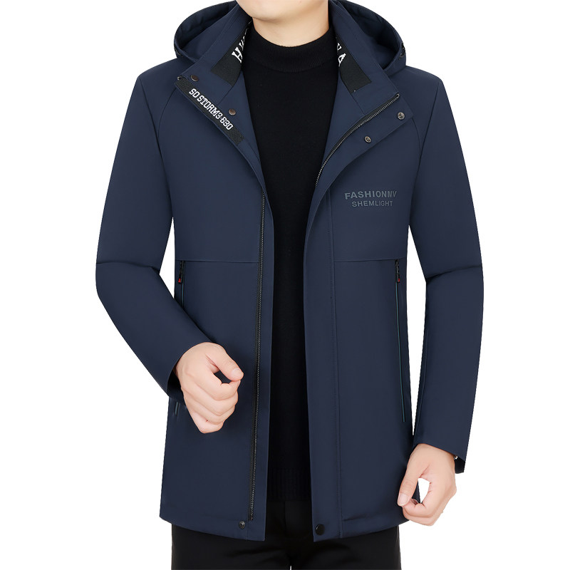 啄木鸟男士派克服2025冬季新款休闲男中年可脱卸内胆加厚皮草外套,淘宝优惠券,粉丝福利购,淘宝优惠卷