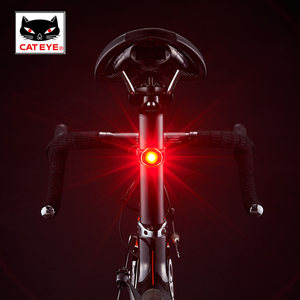 CATEYE猫眼SL-LD160自行车尾灯山地车LED警示灯骑行装备单车配件