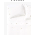 Zara Home Feather Thêu Upper Sheets Giường đơn Phong cách châu Âu Mùa hè đơn giản 47861089302 - Khăn trải giường