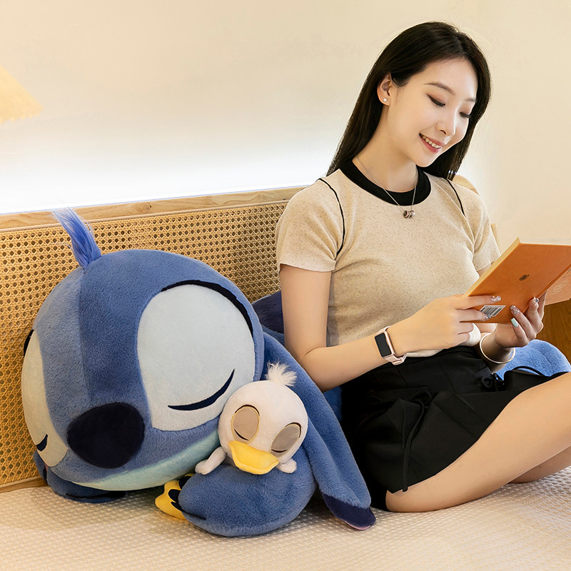 抱鸭史迪仔毛绒玩具公仔趴款唐老鸭布娃娃抱枕儿童情人生日礼物,淘宝优惠券,粉丝福利购,淘宝优惠卷