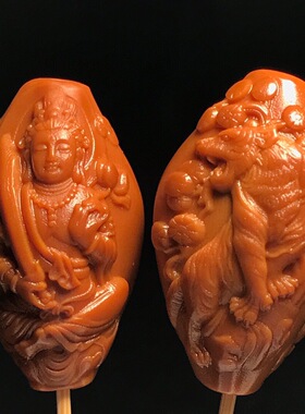 橄榄核十二生肖守护神项链本命年