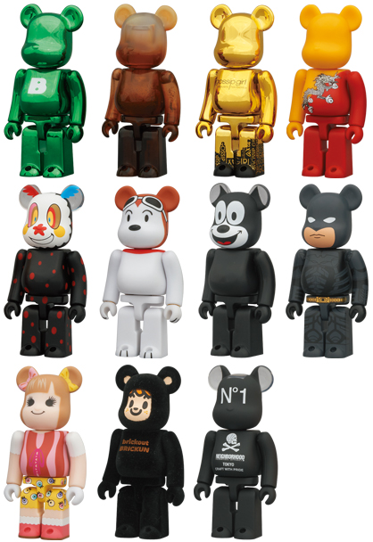 bearbrick 24代 积木熊 be@rbrick 24代 蝙蝠侠 盲盒 果冻 电镀 - 图0