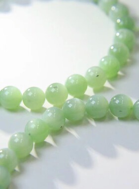 和田玉碧玉黑羊洞手串•必须拥有